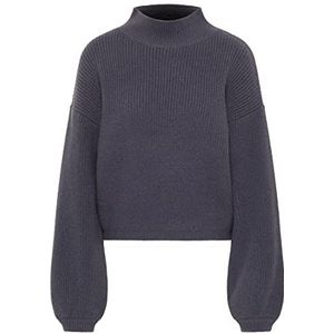 NAEMI Gebreide damestrui 25825310-NA01, grijsblauw, XS/S, grijsblauw, XS/S