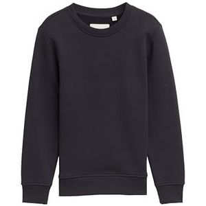 TOM TAILOR - Sweatshirt - Ecru / Antraciet - Lange Mouw