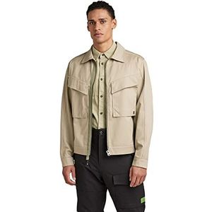 G-STAR RAW Heren Trucker Jacket, Beige (Westpoint Khaki C981-C531), M