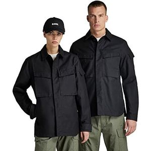 G-STAR Mysterious Overhemden voor heren, uniseks, zwart (Caviar D21982-d190-d301), L