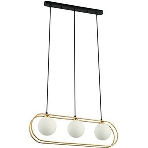 Italux Grosetta Moderne bolvormige hanglamp met 3 lampen, G9
