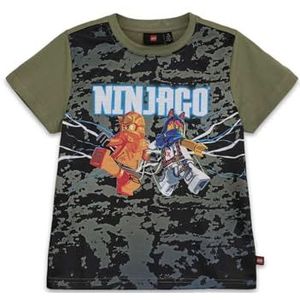 LEGO T-shirt voor kinderen, licht olijfgroen, 104