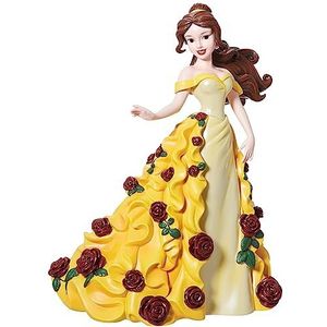 Enesco Disney Showcase Belle van Beauty & The Beast beeldje, rood, geel, 8,25 cm lang