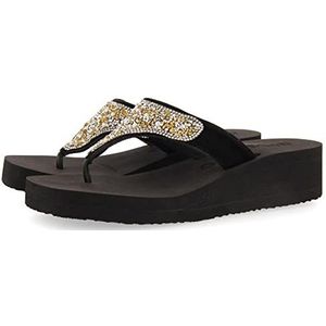 Gioseppo - DONTREIX - Damesflipflops - Zwart - Flexibele Bodemplaat