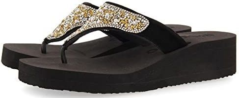 Gioseppo - DONTREIX - Damesflipflops - Zwart - Flexibele Bodemplaat