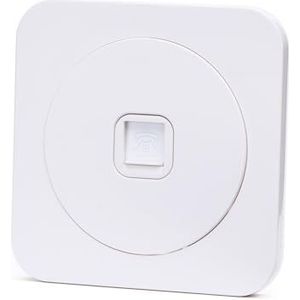Duits/Frans 1-weg telefoonaansluiting in wit, ideaal voor elegante en functionele inrichtingen. Verbinding thuis of op kantoor. Maak verbinding met stijl!