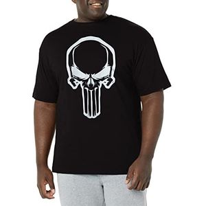 Marvel Punisher Skull Cap voor heren, Zwart, Eén Maat