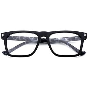 De Tomaso Reading Glasses, zwart, 54 mm, uniseks, Zwart, 54mm