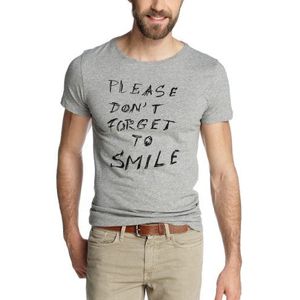 ESPRIT T-shirt voor heren, grijs (053 Soft Grey Melange)), 40 NL/S