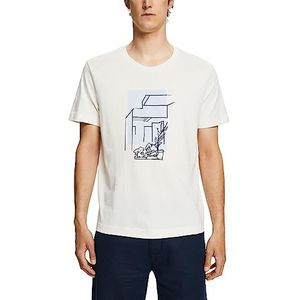 ESPRIT T-shirt voor heren, 058/Ice 4, S