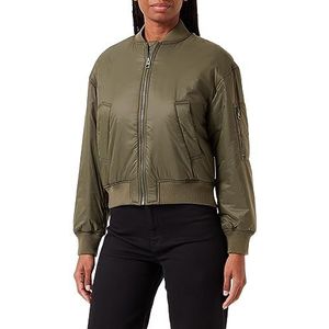 Marc O'Polo Dames 307085170133_454_44 WOVEN Outdoor JACKETS, olijf crop, 44 EU, olijf crop, 44