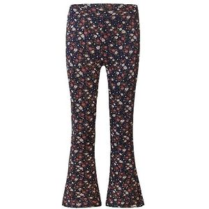 Noppies Anamosa Flared Fit Allover Print Broek voor meisjes, Black Iris - P554, 110 cm