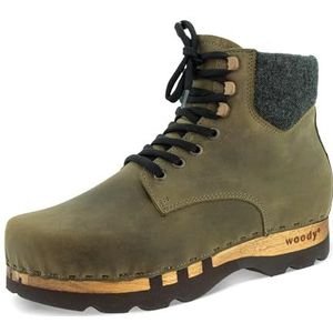 Woody Heren Moritz Halflange laarzen, olijf, 47 EU, olijfgroen, 47 EU