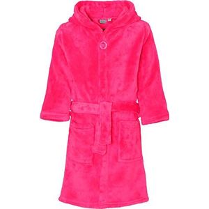 Playshoes Unisex fleece badjas voor kinderen, ochtendjas, 18 - Roze, 98-104