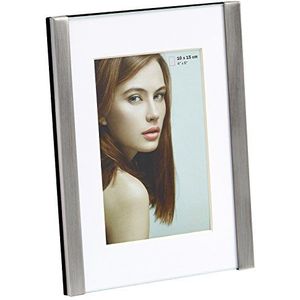 walther design fotolijst zilver 15 x 20 cm met passe-partout, Mette portretlijst IM520S