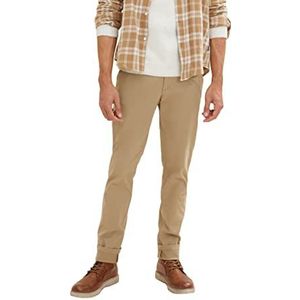 TOM TAILOR Mannen Travis Slim Chino broek 1032868, 11612 - Everglade Beige, 30W / 32L