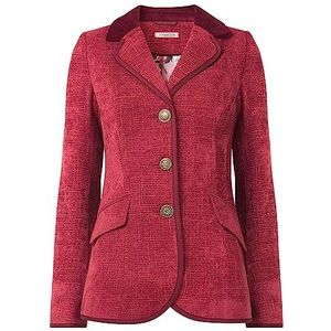 Joe Browns Herfstblazer met enkele rij knopen voor dames met gouden knopen, Bessen, 44