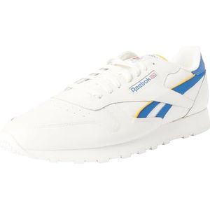 Reebok Classic Leather uniseks-volwassene Sneaker ,CHALK/VECBLU/COGOLD ,44 EU