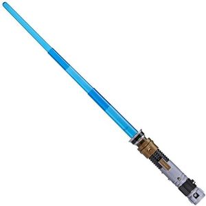 Star Wars Lightsaber Forge Obi-Wan Kenobi elektronische blauwe lightsaber, aanpasbaar rollenspelspeelgoed voor kinderen vanaf 4 jaar