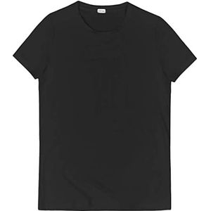 HOM, T-shirt U-hals Supreme Cotton, heren, zwart, L