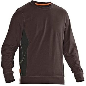 Jobman Sweatshirt 5402 bruin/zwart Gr. XXL