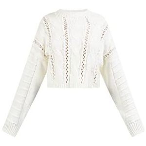 LIBBI Damestrui 12426065-LI01, wit melange, L, wit gemêleerd, L