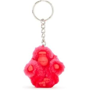 Kipling MONKEYCLIP XS Extra kleine sleutelhanger voor apen, Pink Monkey (Roze)