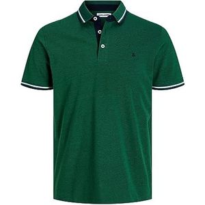 JACK & JONES Heren Jjepaulos Polo Ss Noos Pls Poloshirt, donkergroen/detail: play, 5XL