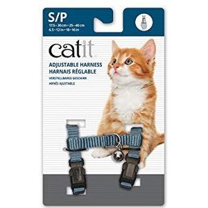 Catit Kattenharnas, nylon, verstelbaar, klein, blauw