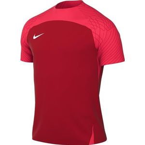 Nike Heren Short Sleeve Top M Nk Df Strke Iii Jsy Ss, University Red/Bright Crimson/White, DR0889-657, M