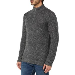 KEY LARGO heren trui smith, donkergrijs gemêleerd. (1112), XXL