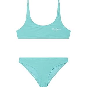 Pepe Jeans Meisje MAURICIA tweedelig badpak, licht water groen, 4, Licht water groen, 4 jaar