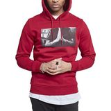 Mister Tee Herentrui met capuchon Pray Hoody sweatshirt, mannen sweater in vele kleuren, maten XS - 5XL, rood (robijn), XXL