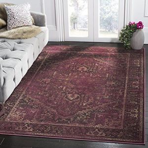 Safavieh Traditioneel indoor geweven rechthoekig tapijt, vintage collectie, VTG114, in framboos, 99 X 170 cm voor woonkamer, slaapkamer of elke binnenruimte