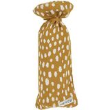 Meyco Warmwaterkruik - overtrek fles 13x35cm - Cheetah - Honey Gold