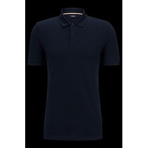 Hugo Boss Heren Pallas poloshirt met korte mouwen, Donkerblauw, S