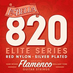 Labella L820 Flamenco nylon snaren voor gitaar, gemiddelde spanning