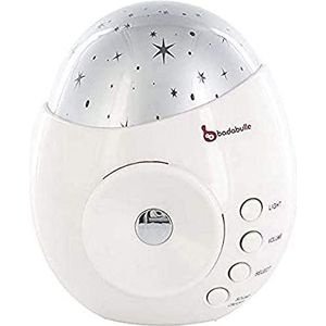 Badabulle My Music en Light nachtlampje, met sterrenhemel, timer, kan worden aangesloten op een MP3-speler