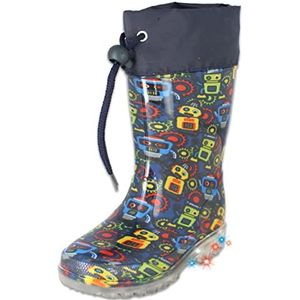 Beck - Blinking Robots - Regenboot - Dunkelblau - Materiaal: Rubber