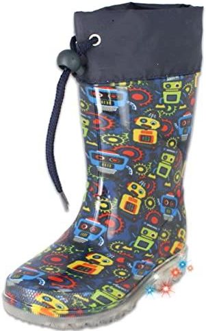 Beck - Blinking Robots - Regenboot - Dunkelblau - Materiaal: Rubber