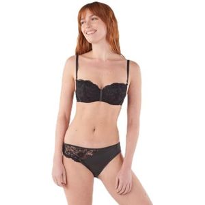 Maison Lejaby La Manufacture ondergoed antraciet, S dames, Antraciet grijs., S