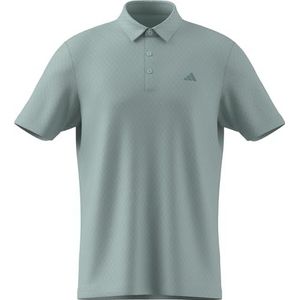 adidas Heren MENS CORE ALLOVER PRINT POLO SHIRT, semi flash aqua/mint ton, S