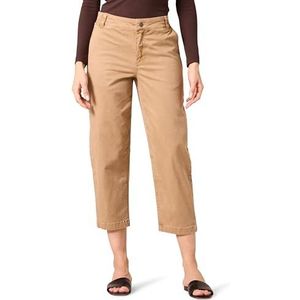 Amazon Essentials Dames Stretch Chino Barrel Leg Enkelbroek (voorheen Goodthreads), camel, X-Small