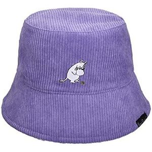Nordicbuddies Moomintroll Happiness Adult Moomin Corduroy Bucket Hat, Paars, One Size Past Meest, Paars, Eén Maat
