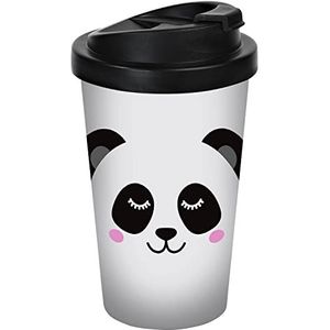Coffee to go beker panda gezicht 400ml