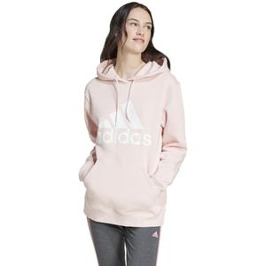 adidas Dames Essentials Big Logo Regular Fleece Hoodie, sandy pink, M