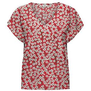 Jdy Star Sezen Life S/S Top WVN Dia, marsrood, 40