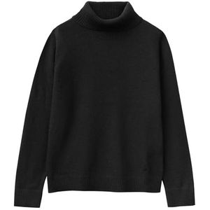 United Colors of Benetton Pullover voor meisjes en meisjes, Zwart 100, 170 cm