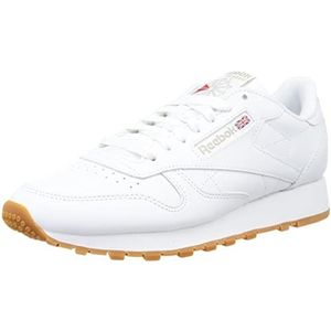 Reebok CLASSIC LEATHER dames Fitnessschoenen, Ftwr Wit Puur Grijs 3 Reebok Rubber Gum 03, 41 EU