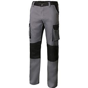VELILLA 103020B, tweekleurige broek, meerdere zakken, grijs en zwart, maat 60